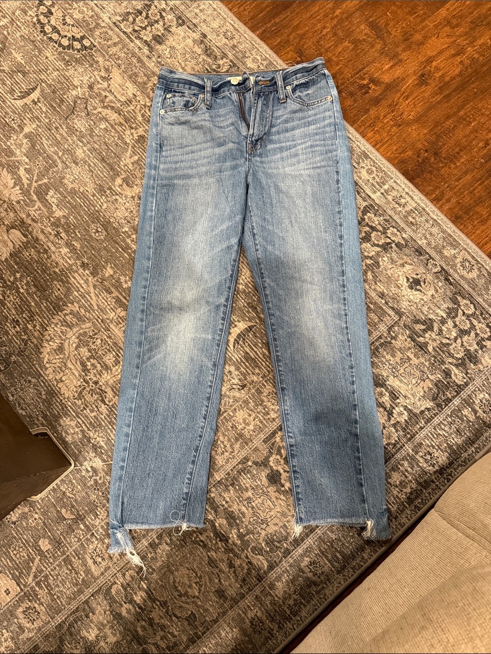 Madewell Light Blue Straight-Leg Jeans